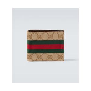 구찌 GG Canvas Web Stripe 바이폴드 지갑 P01151214