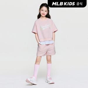 [MLB키즈 공식]26SS 스트릿 베이직 레이어드 티셔츠세트(여아) NY (L.Pink)7FS1B0663-50PKL