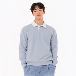 체이스컬트 동백01 카라 배색 맨투맨 FARK5116B0