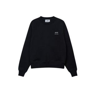 아미 남녀공용 알렉사드르 마티우시 크루넥 맨투맨 블랙 USW024-747-001