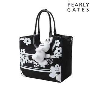 파리게이츠 (521E1BG201) 여성 플로럴 패턴 쇼퍼백 & 바니 볼 파우치