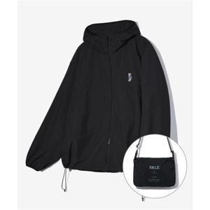 예일 YALE 엠브로이더리 댄 라이트웨이트 패커블 윈드브레이커_블랙 YES1JK345ABK 372427