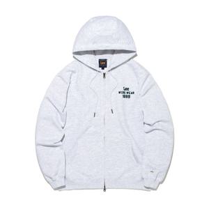 [LEE]LEE 빈티지 레터링 후드 집업 라이트그레이 LE2601HZ03LG