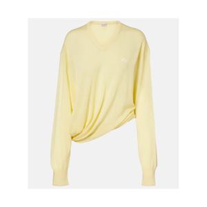 로에베 Double L 어시메트릭 울 스웨터 P01166357