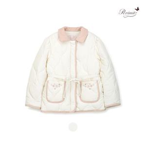 [페리미츠] 플라워 배색 누빔 점퍼(P2612J063_06)