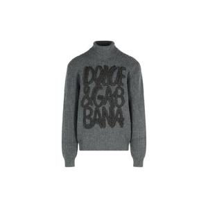 돌체앤가바나 로고 자수 터틀넥 니트 점퍼 GXW63ZJDVC8 N0542 TP947734113