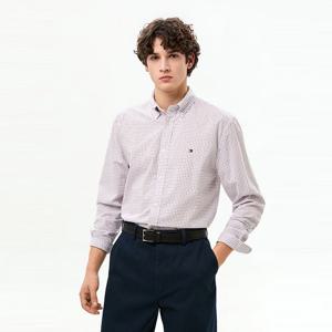 [공식][타미힐피거] [Regula fit] 코어 태터솔 포플린 셔츠 (T12G0WSH016MT10QJ)