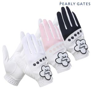 파리게이츠  여성 잭바니 투톤 플라워 양손 장갑 521F1GVJ21 BJ