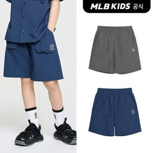 [MLB키즈 공식]26SS 아웃도어 시어서커 5부 팬츠 (2color) 7ASMB0763