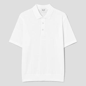 [갤럭시라이프스타일]2026 S/S 양말증정 6M 폴로 넥 스웨터 - 화이트 GC6351S041 WSB