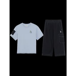 [엠엘비키즈] 아웃도어 베이직 7부 팬츠 티셔츠세트(2color)(7AS1B1163) 7AS1B1163