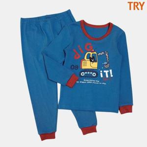 초등내복 트라이 남아 아동 내복 내의 실내복 키즈키오G51