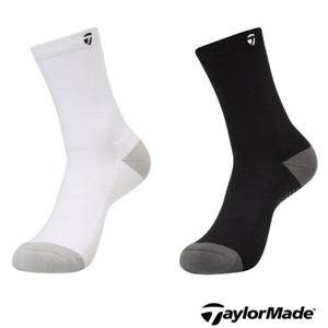 [테일러메이드] 테일러메이드 어패럴 골프 양말 AS61605 999 남성 로고 자가드 배색 장목 양말(18CM)  미끄럼방지 실리콘 TMAS61