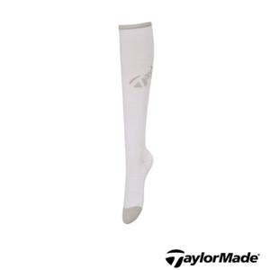 [테일러메이드] 테일러메이드 어패럴 골프 양말 AS65606 100 여성 레터링 포인트 니삭스(38CM)긴양말  미끄럼방지 실리콘 TWAS65