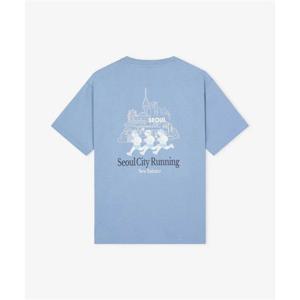 뉴발란스 NBNEG2A063 UNI NB 서울 시티러닝 2.0 반팔티 (LIGHT BLUE) NBNEG2A063_51 401078