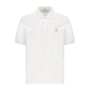 브루넬로 쿠치넬리 폴로 티셔츠 M0B139779GCW787 White