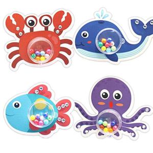 유아만들기용품 흔들어요 바다동물 마라카스(4인용)