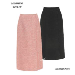 [미니멈]MD 트위드 언발 파이핑 스커트  MD MZBAWS3340_CJ
