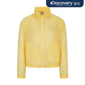 [디스커버리] 여성 프레시벤트 초경량 하이넥 바람막이 (L/YELLOW) DWWJ98063-LYL