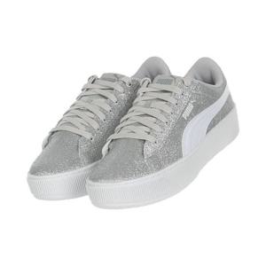 푸마 비키 플랫폼 글리츠 스니커즈 그레이 366856-12