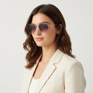 끌로에  선글라스 CH0178S 003 라운드 메탈 자외선차단