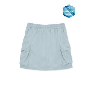 M 디스커버리키즈반바지 BQK DKTB9A053-SBL 여아 프레시벤트 우븐 트레이닝 스커트