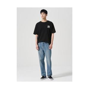 에잇세컨즈 8SECONDS 에센셜 테이퍼드핏 데님 팬츠 스카이 블루 424721LP7Q 405429