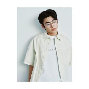 에잇세컨즈 8SECONDS 60수 코튼 포플린 오버핏 반소매 셔츠 아이보리 425465LY40 405811