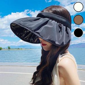 썬캡모자 (큰손할인) 롤업와이어썬캡 휴양지 헤어 챙 넓은 모자