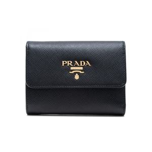 라프리마 프라다 사피아노 메탈 로고 반지갑 1MH025 QWA F0002