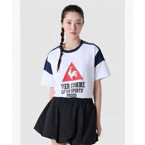 르꼬끄 선데이 컬러블록 반팔티 - 화이트QQ123LRS36 406624