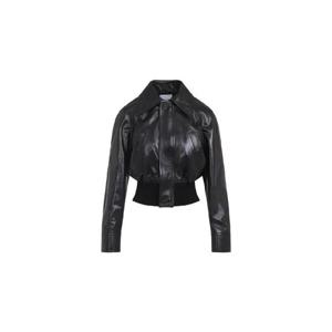 Bottega Veneta 집업 가죽 블루종 835298V5AC0 1000 TP942449819