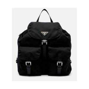프라다 Re Nylon 미디엄 레더 트리밍 백팩 P01149384