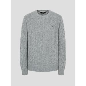 빈폴맨 (BC5951E053) Essential 남녀공용 케이블 라운드 니트 BC5951E053