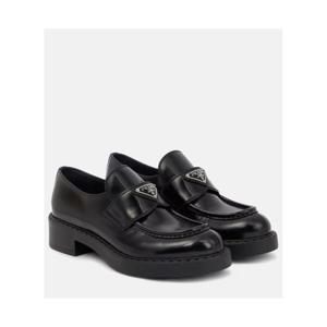 프라다 플랫폼 레더 로퍼 P00527372