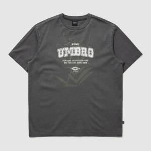 엄브로반팔티 VQA UR221CRS45-DCH 하이웨이 플라워 다잉 반팔 티셔츠 / DARK CHARCOAL