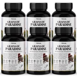 아프리카산 파라다이스 그레인 10배농축 버닝 추출물 5000mg 60캡슐 6개