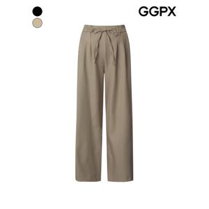 [GGPX]리본끈 밴딩 다트 슬랙스 (GQ2PT002B)