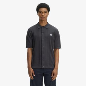 [공식] [Sharp] 토널 버티컬 스트라이프 니트 셔츠 - 앵커그레이 AFPM2612324-297