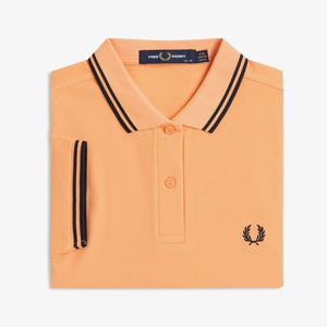 [공식] [G3600] 트윈 팁 프레드페리 셔츠 - 피치/네이비 AFPF2613600-21C