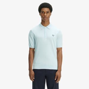 [공식] [Sharp] 숏 슬리브 코튼 니트 셔츠 - 라이트아이스 AFPM2619725-R30