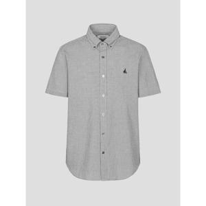 [빈폴멘] 시어서커 마이크로 깅엄 반소매 셔츠 - 블랙 (BC6465C425)