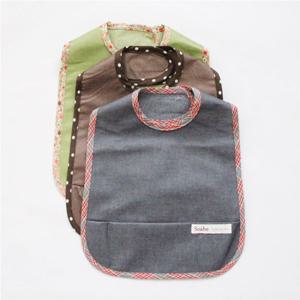 [소아베]바이어스 포인티드 유아 방수 턱받이