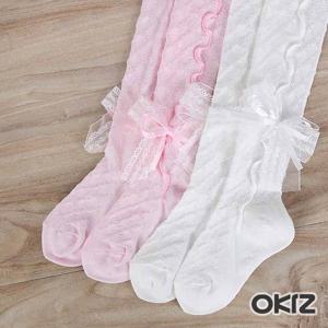 [H0106] 장안사 타이즈 [물결리본] 아동복 유아동 스타킹