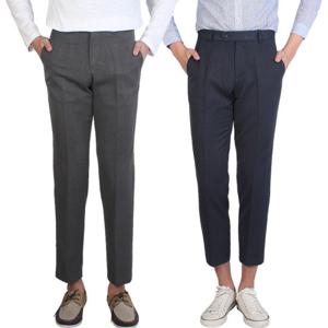 [BANESSOHomme] 남성 스판 슬랙스 팬츠 9부 10부바지 D15nD22