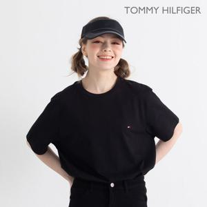 [타미힐피거]T3139 크루넥 반팔티셔츠 블랙