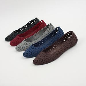 [비앤에스]플라워 펀칭젤리슈즈 (J0067)