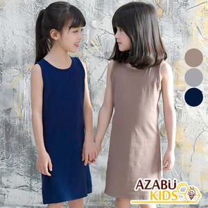 [아자브키즈] 하퍼 심플 원피스 여름 여아 민소매 기본 무지