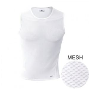 MCN 메쉬 민소매 나시 티셔츠 네이비 스포츠 언더웨어