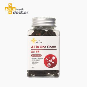 [마이펫닥터] 올인원츄 강아지 영양제 종합 기침 관절, 80g, 1ea